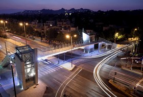 PEDESTRIAN BRIDGE CONSTRUCTION IN KIFISIAS AVENUE, ATHENS
