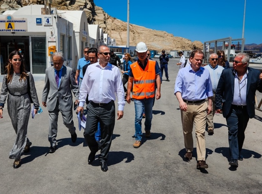 Επίσκεψη Υπ. Υποδομών & Μεταφορών και Γ.Γ. Υποδομών & Μεταφορών